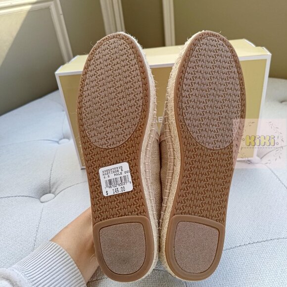 Michael Kors Hastings Metallic Canvas Espadrille size 6.5 49S5HTFP3D - Picture 10 of 11